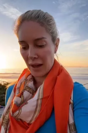 洛杉矶大火烧毁了她的家，海蒂·蒙塔格哭着说她只有“两条牛仔裤和上衣”